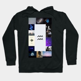 Aquarius Moodboard Aesthetic Hoodie